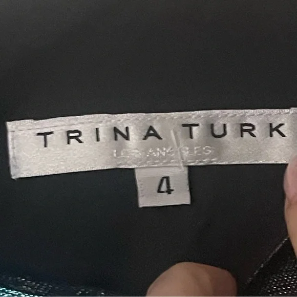 Trina Turk Metallic Multicolor Shift Dress 4 Rainbow Evening Party Cocktail - Picture 10 of 12